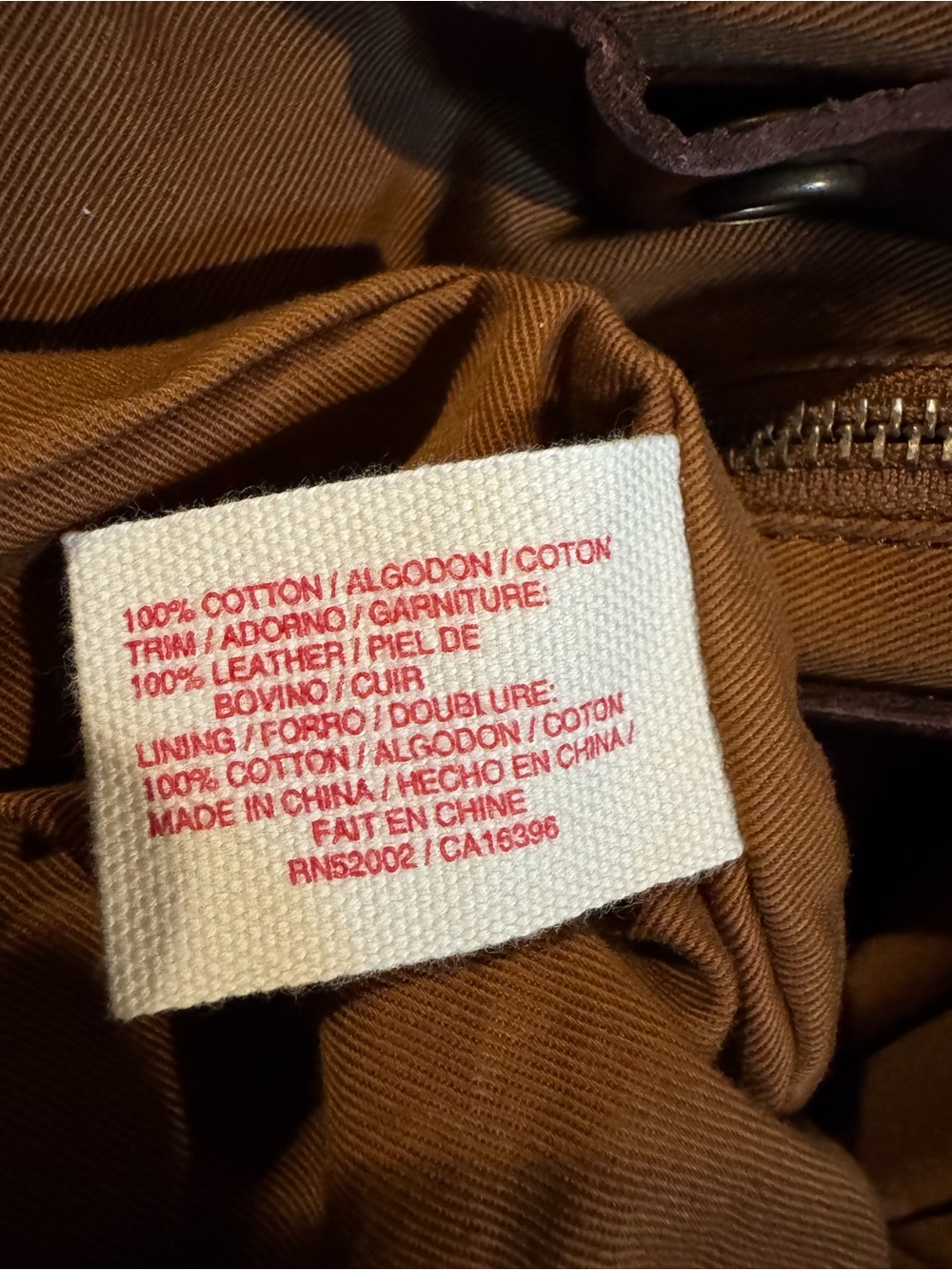 Lucky Brand Canvas and Leather Backpack - Picture 12 of 13